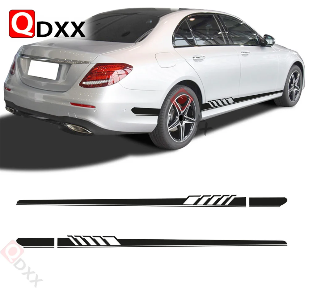 

Наклейка на боковую дверь для Mercedes Benz E Class AMG Edition W212 W213 E200 E250 E300 E350 E63 AMG, аксессуары