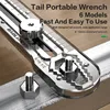 Utility Knife Box Cutter 8 In 1 Mutipurpose Stainless Steel Retractable Heavy Duty Waterproof Snap off Cutter Knife And Blades 3