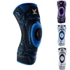 Veidoorn Compression Knee Brace with Straps TPE Pad Anti-Slip Silicone Gel Arthritis Support Sports Knee Sleeve for Running