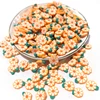 500g/Bag 10mm Mix Color Flower Smile Face Fruit Shape Polymer Clay Spacer Loose Slice Polym Clay Dollhouse Toys Phone Decor 2