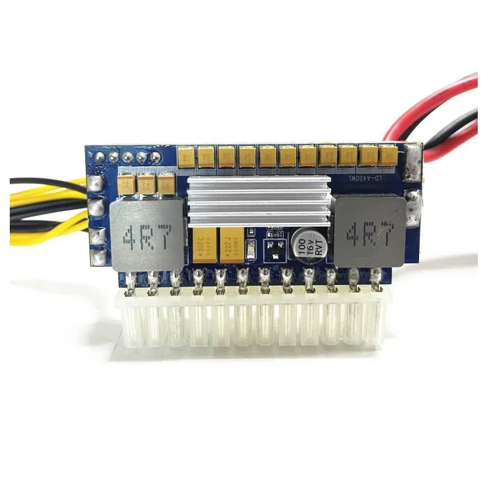 mini itx módulo de alimentação de alta potência dc entrada atx interruptor pcio psu carro auto itx para pc suport
