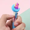 10-20pcsLot Kawaii Mini Four-Color Ballpoint Pen Cute Cartoon 4 Color Retractable Rollerball Pen Student School Gift Stationery 5