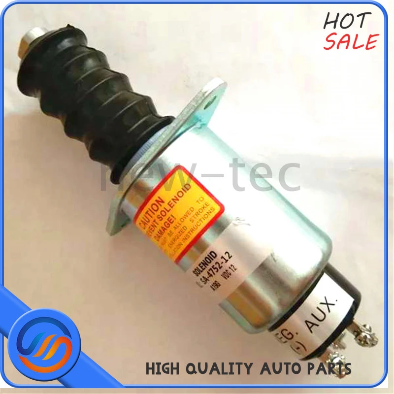 Diesel Fuel Solenoid SA 4752 12 / 2003 12S7U1B2A , 12V with 3 Terminals