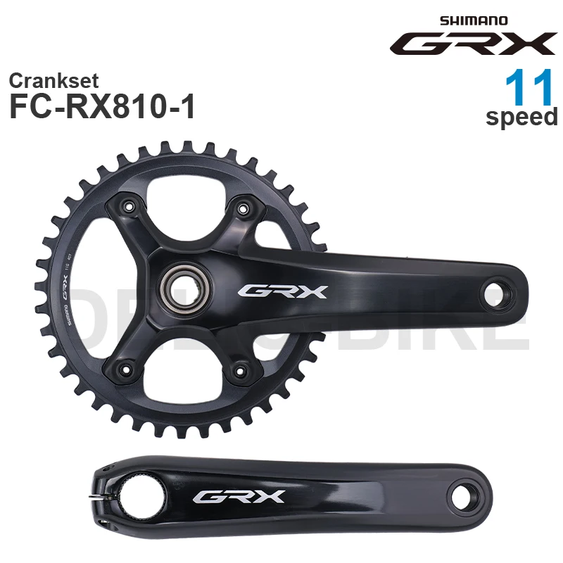 Guarnitura Shimano Grx - Gravel Fc-Rx810-1 170Mm 172.5Mm- 11 Velocità Parti Originali