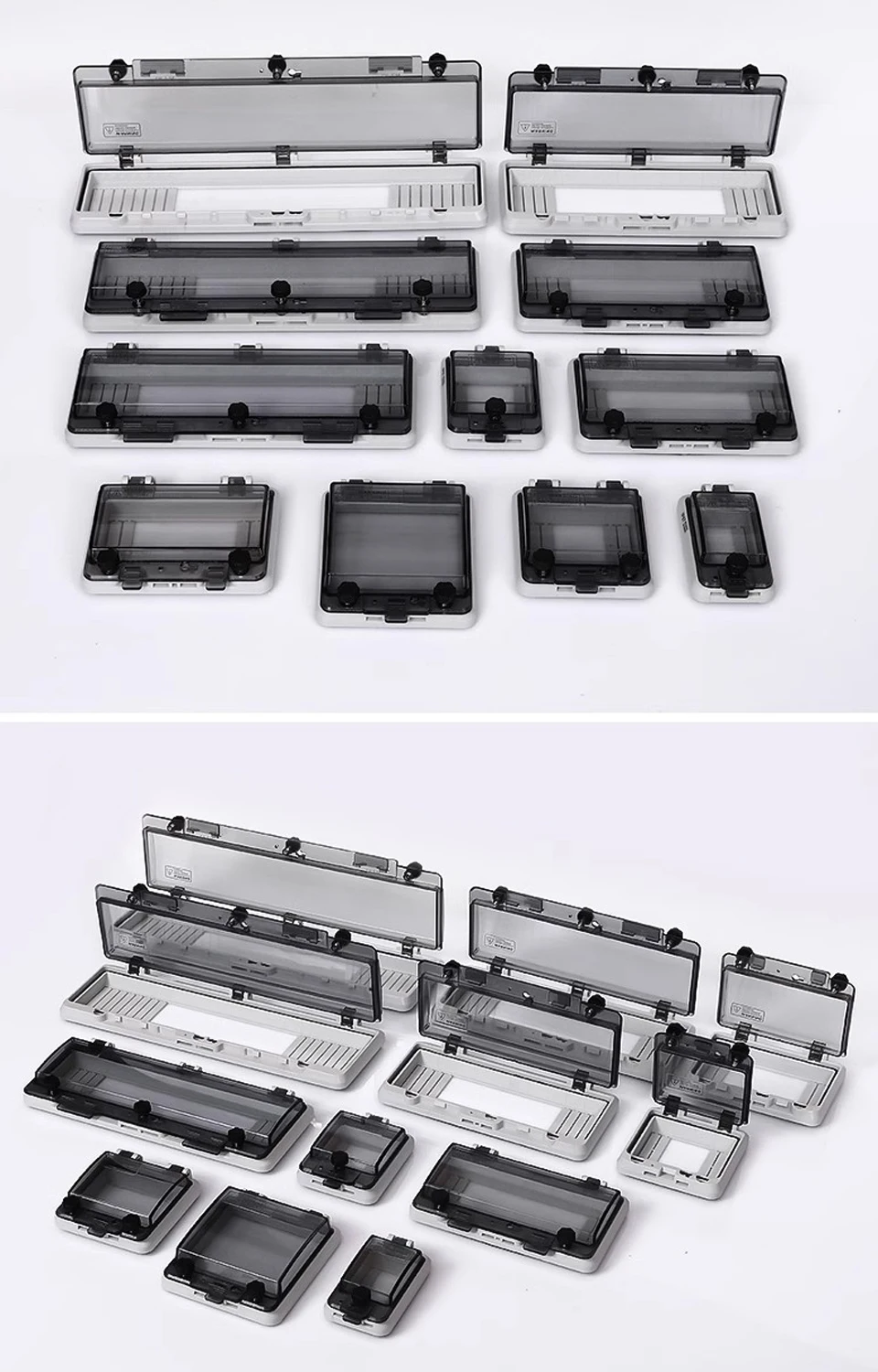 Description Picture 2 of itemIP67 Circuit Breaker Transparent Waterproof Box Window Switch Transparent Protective Window Cover Distribution Box Window Hood