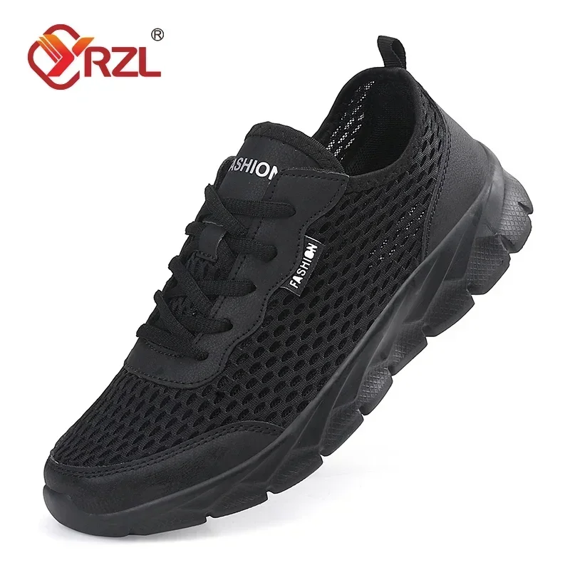 YRZL New Running Shoes for Men Breathable Sports Shoes Light