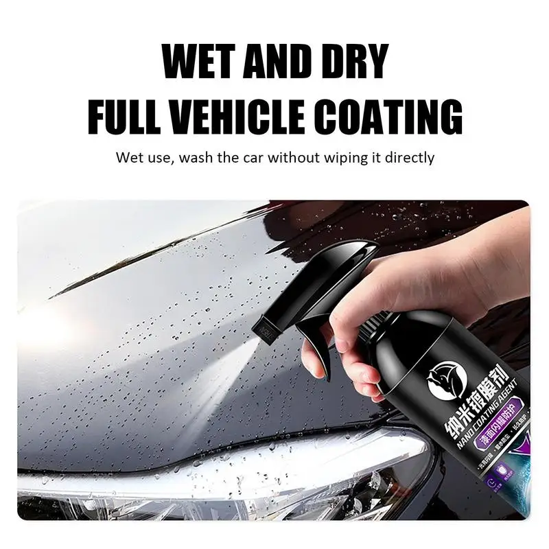 

Car Ceramic Coating Nano Spray Wet And Dry Full Vehicle Detailing Agent Car Paint Sealant Polishing Vehicle Wax Exterior Care