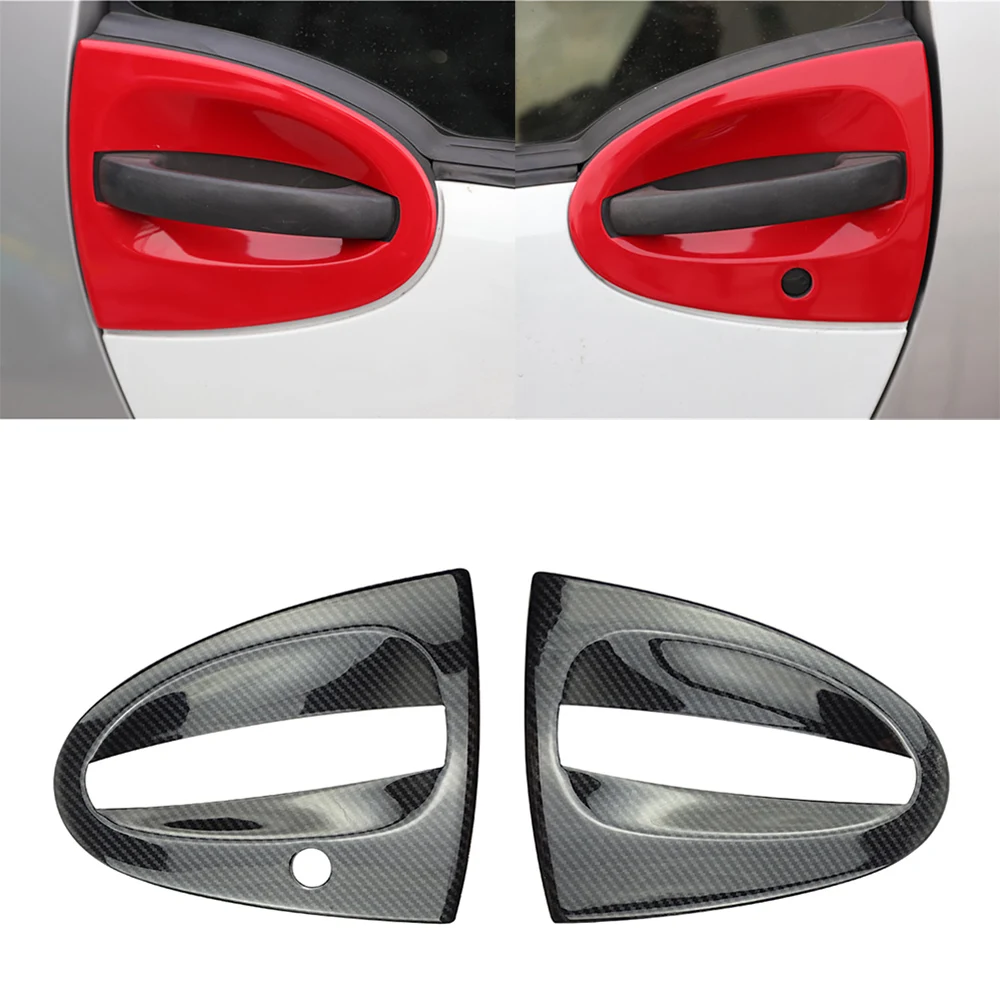 

Car Door Bowl Decorative Protective Cover Exterior Styling Modification For Mercedes Benz Smart 451 Fortwo W451 Auto Accessories
