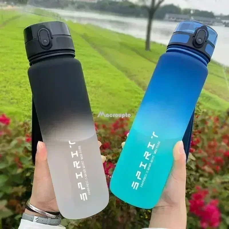 1 Liter Large Capacity Sports Water Bottle Leak Proof Colorful Plastic Cup Drinking Outdoor Travel Portable Gym Fitness Jugs 1 Liter Large Capacity Sports Water Bottle Leak Proof Colorful Plastic Cup Drinking Outdoor Travel Portable Gym Fitness Jugs