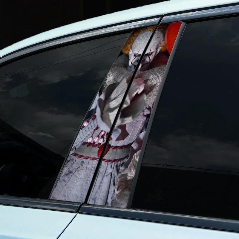 JUKOTA 1 Paire D'autocollants Pour Pilier Central De Voiture