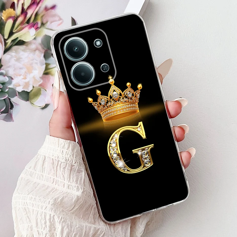 Luxury Letter Design Slim Phone Case - Soft Back Cover Coque