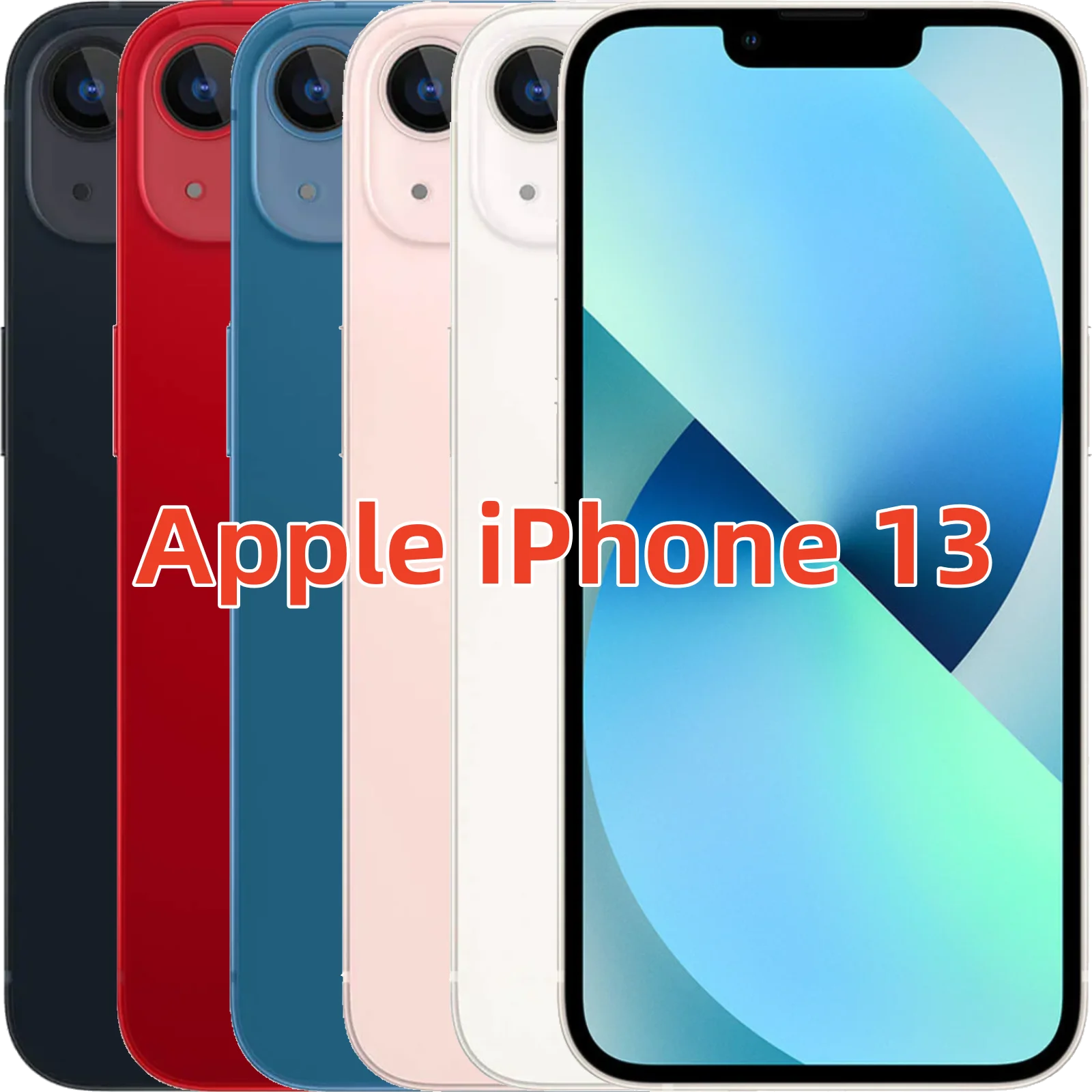 Apple iPhone 13 5G Mobile Phone 6.1'' Super Retina XDR OLED Display 4GB RAM 64/256/512GB ROM NFC Face ID IOS Original Smartphone