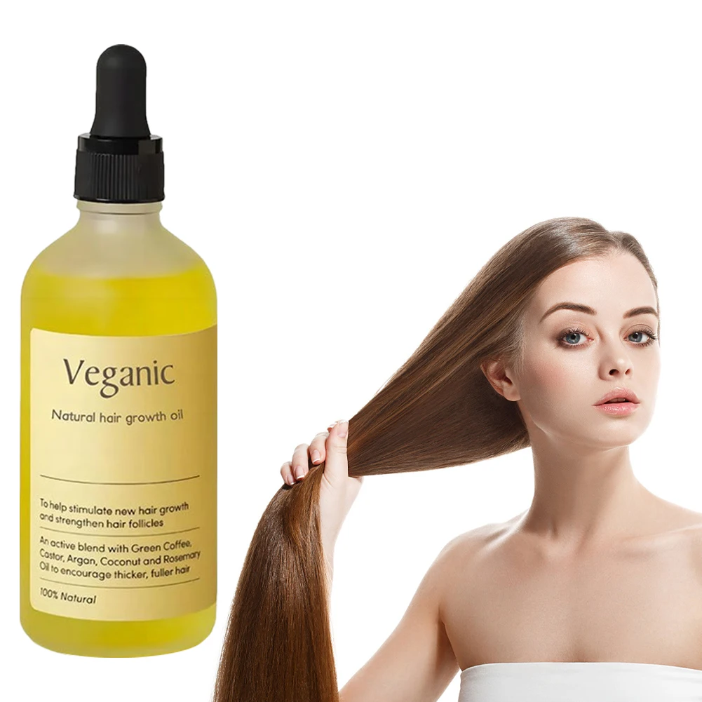 Hair Growth Essential Oil 60ml Dense Smooth Repair Hair Oil Moisturizing Nourishing for Smoothing Nourishing