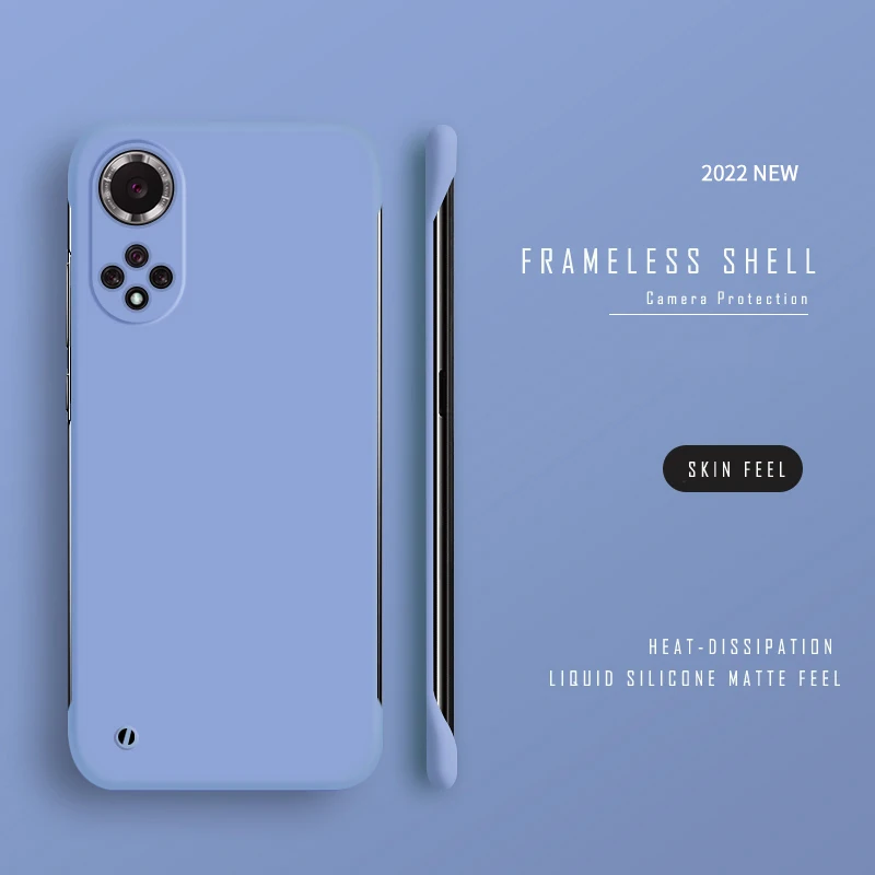 Ultra Slim Frameless Matte Gradient Hard Phone Cover