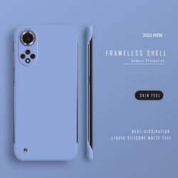 Ultra Slim Frameless Matte Gradient Hard Phone Cover for Honor 50 Pro (Light Purple)