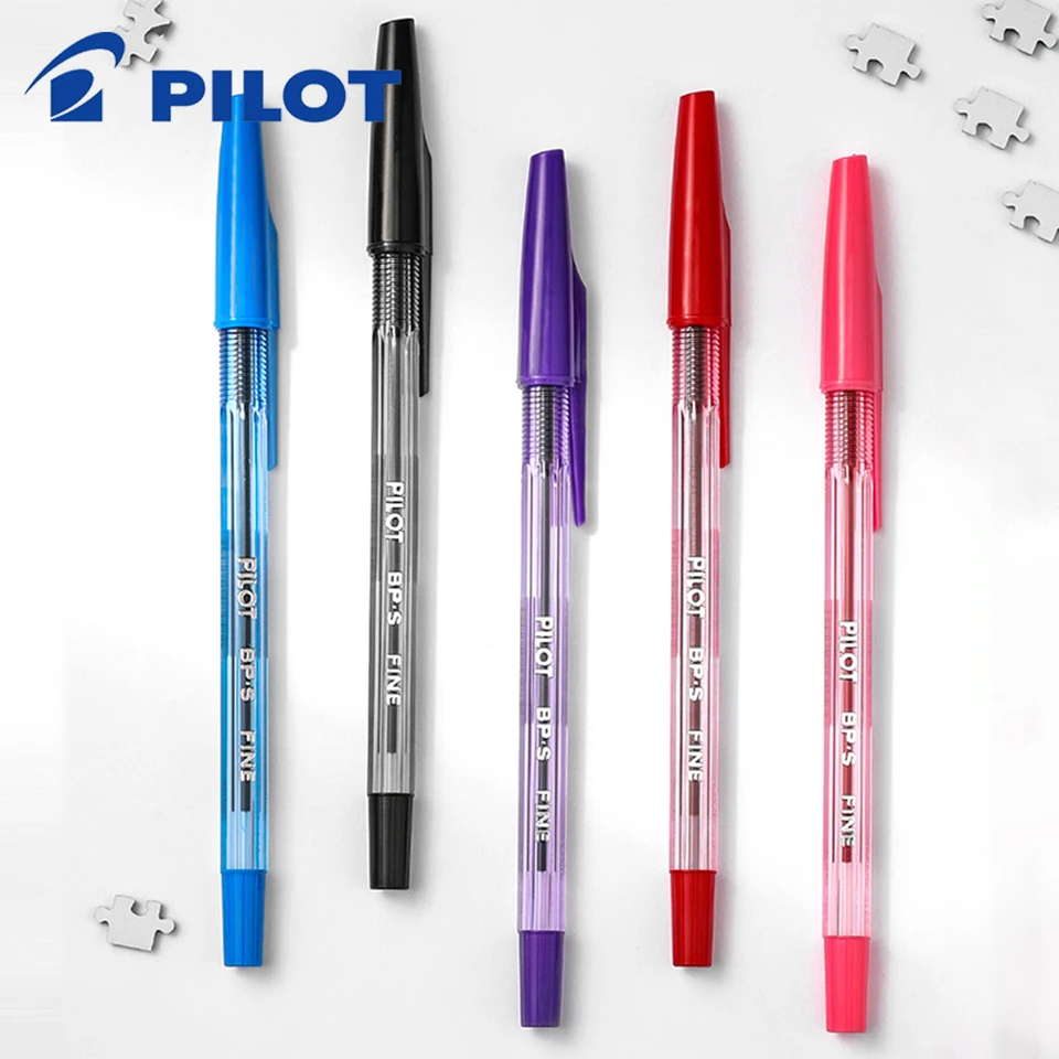 Pilot BP-S Penna A Sfera F (0.3 Mm) - Inchiostro Blu - Canna Trasparente - 1 Pezzo - Scrittura Precisissima - 3