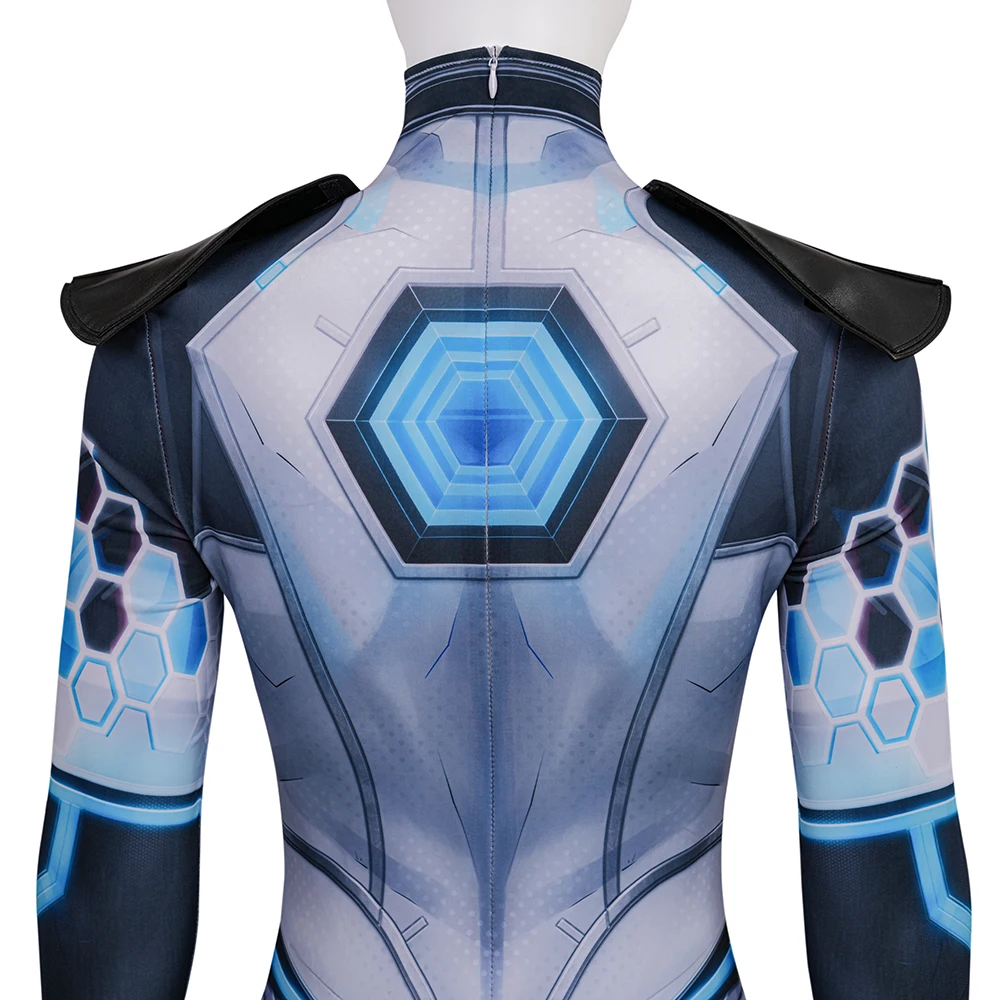 Marvel Rivals: Invisible Woman (Susan Storm Richards) | White Black Cosplay Costume 54 Marvel Rivals Invisible Woman Susan Storm Cosplay Costume for Women (Unofficial)