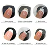 V-shaped White French Manicure Strip Wavy Line Nail Art Form Fringe Tip Guides Sticker DIY Nails Line Auxiliary Decoration Tools 5
