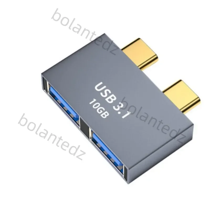유형 C 어댑터 USB C Conventer 충전 전송 인터페이스 보호 커넥터 Macbook Pro Air용 Thunderbolt 3