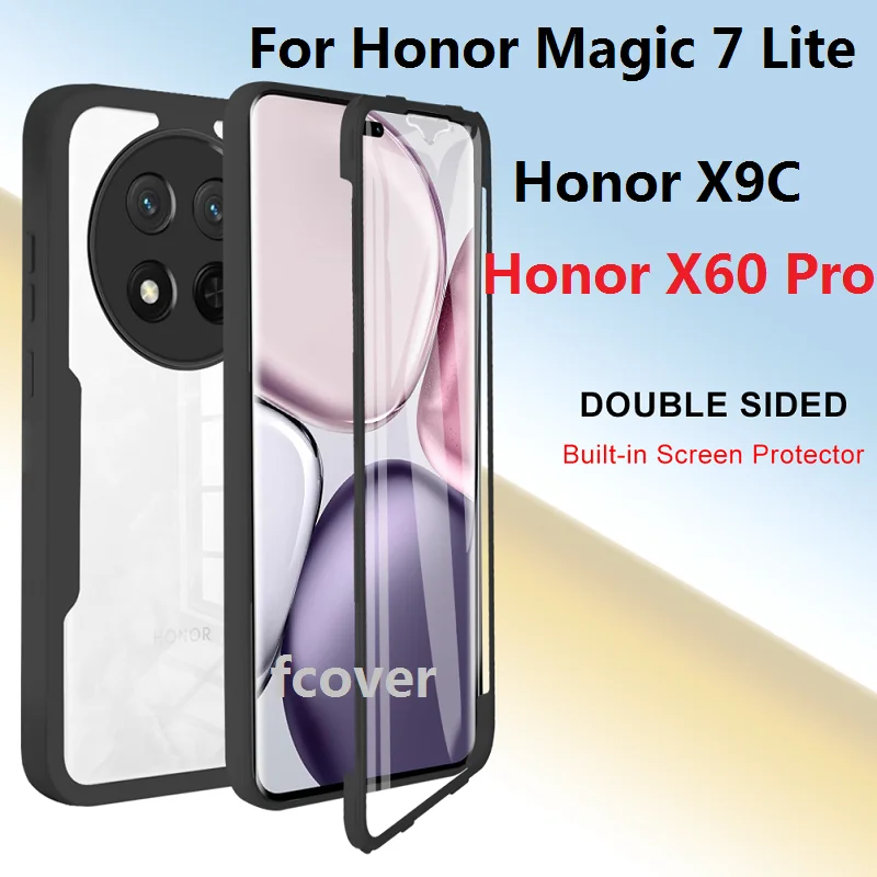 Full Body Soft Double-Sided Clear Case with 360° Protection