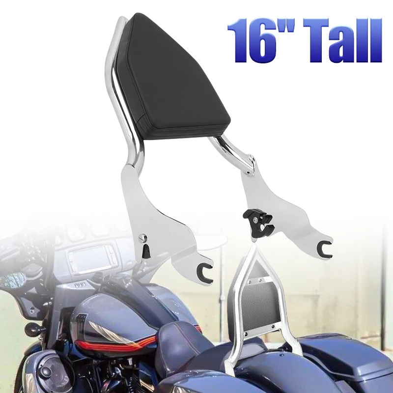 

Спинка для мотоцикла, 16 дюймов, для Harley Touring Road King Glide Street Glide CVO 2009-2022