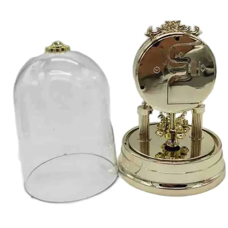 Retro Desk Clock European Style Mute Alarm Stopwatch For Living Room Office Desktop Decoration Gifts