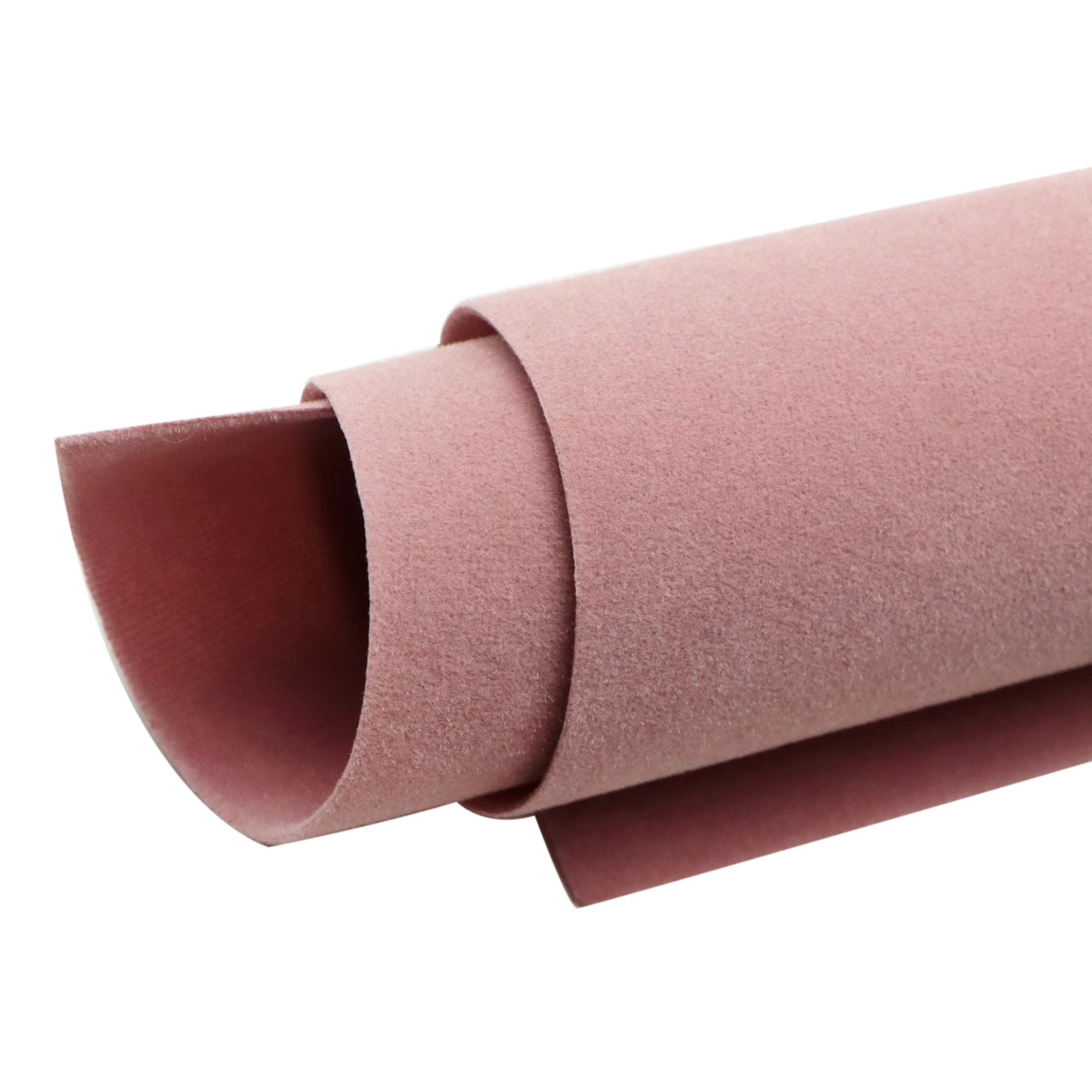 Leather Fabric 20*33cm Velvet Solid Color Double Sided Faux Leather Sheet Fabric for Bows Earrings Handbag DIY Handmade Vinyl Material
