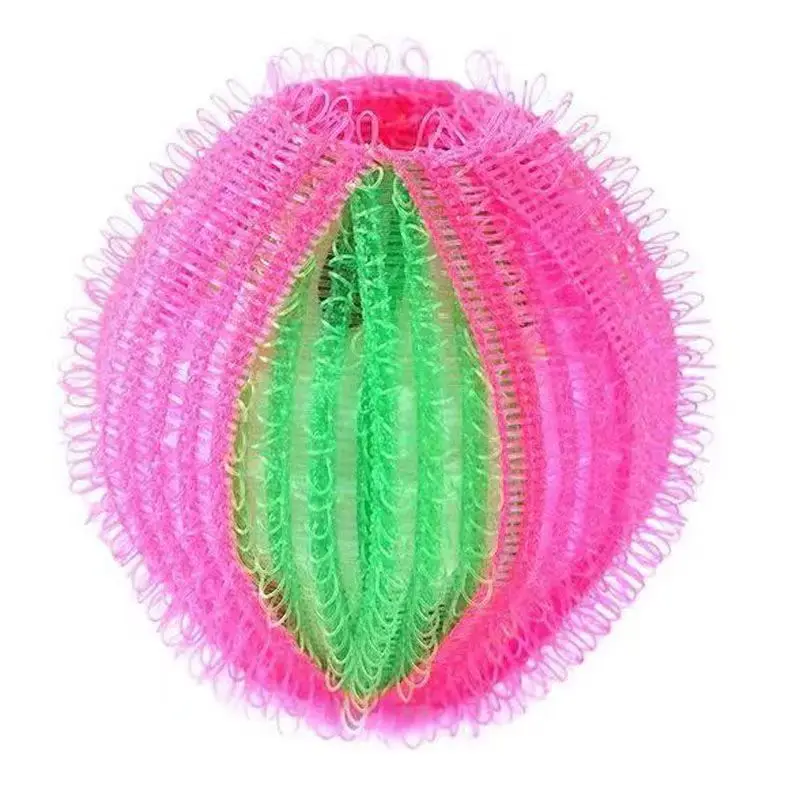 6pcs Nylon Laundry Balls Fabric Softener Anti-tangle Friction Ball for Drum Washing Machine Removes Lint From Clothes Granules laundry ball