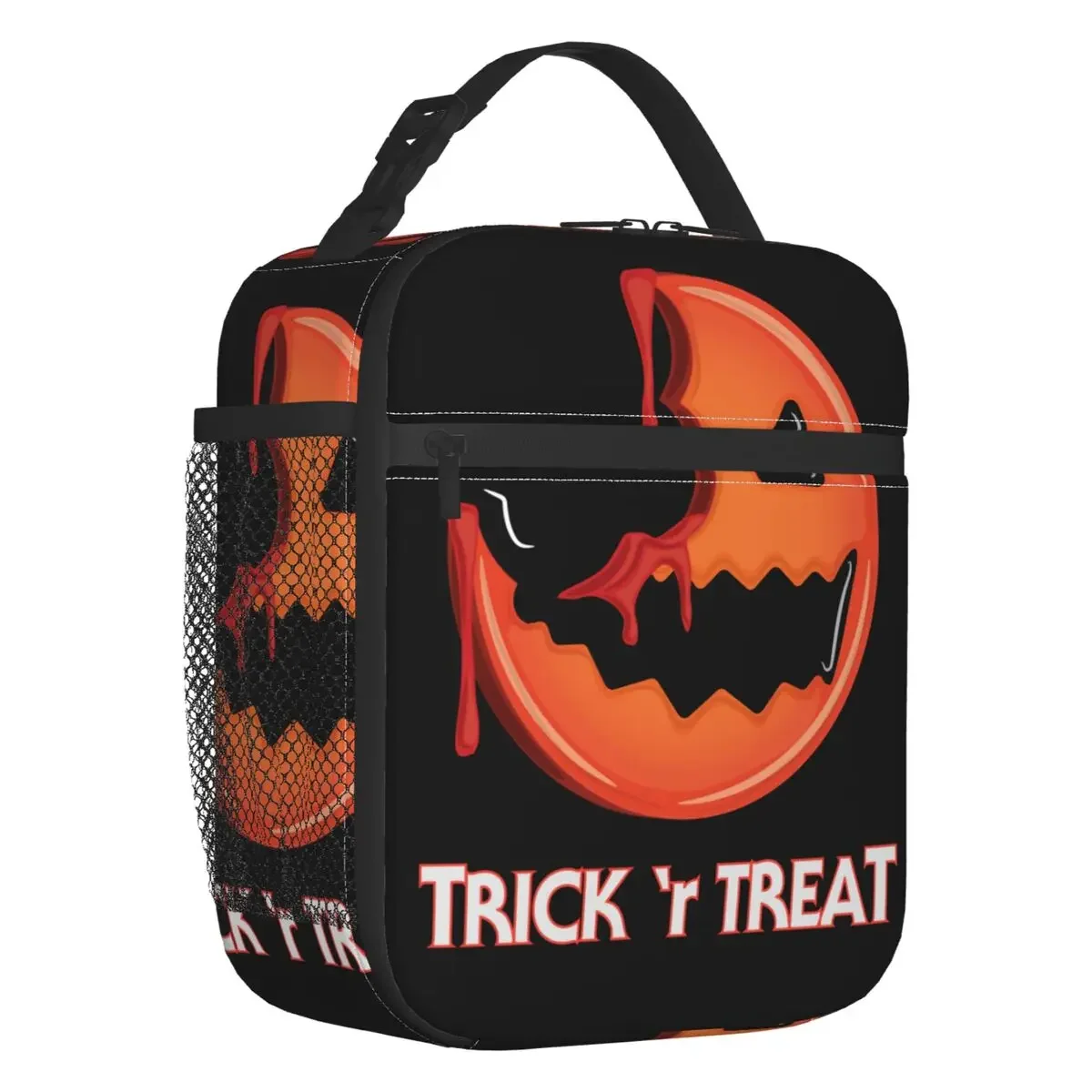 Trick R treat 샘 할로윈 공포 필름 절연 도시락 가방, 작업 학교 누출 방지 열 냉각기 도시락 상자, 여성 및 어린이용