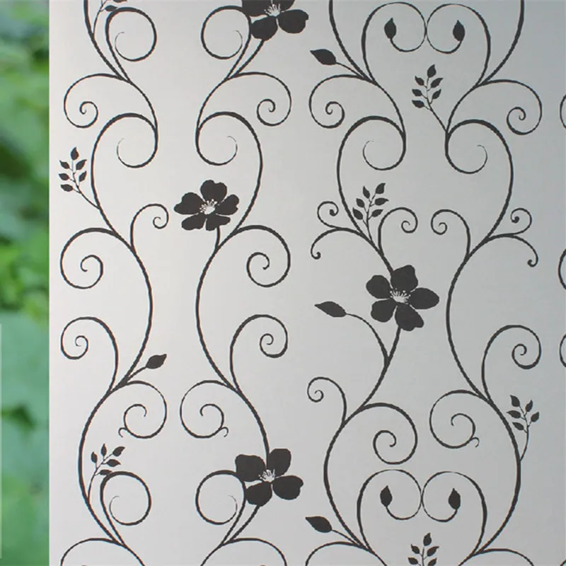Window glass sticker self-adhesive frosted bathroom sliding door balcony shading sunscreen insulation film household window film