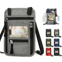 Passport Holder Neck Pouch Travel Wallet for Women Men RFID Blocking Security Slim Traveling Wallet with Neck Lanyard Strap 1