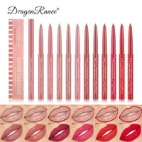 Lip Liner Lipstick Pen Waterproof Long-Lasting Hook Line Lip Pencil Matte Matte Beginner Automatic Lip Liner Bean Paste Color Hook Pen Automatic Rotating Lip Liner 2