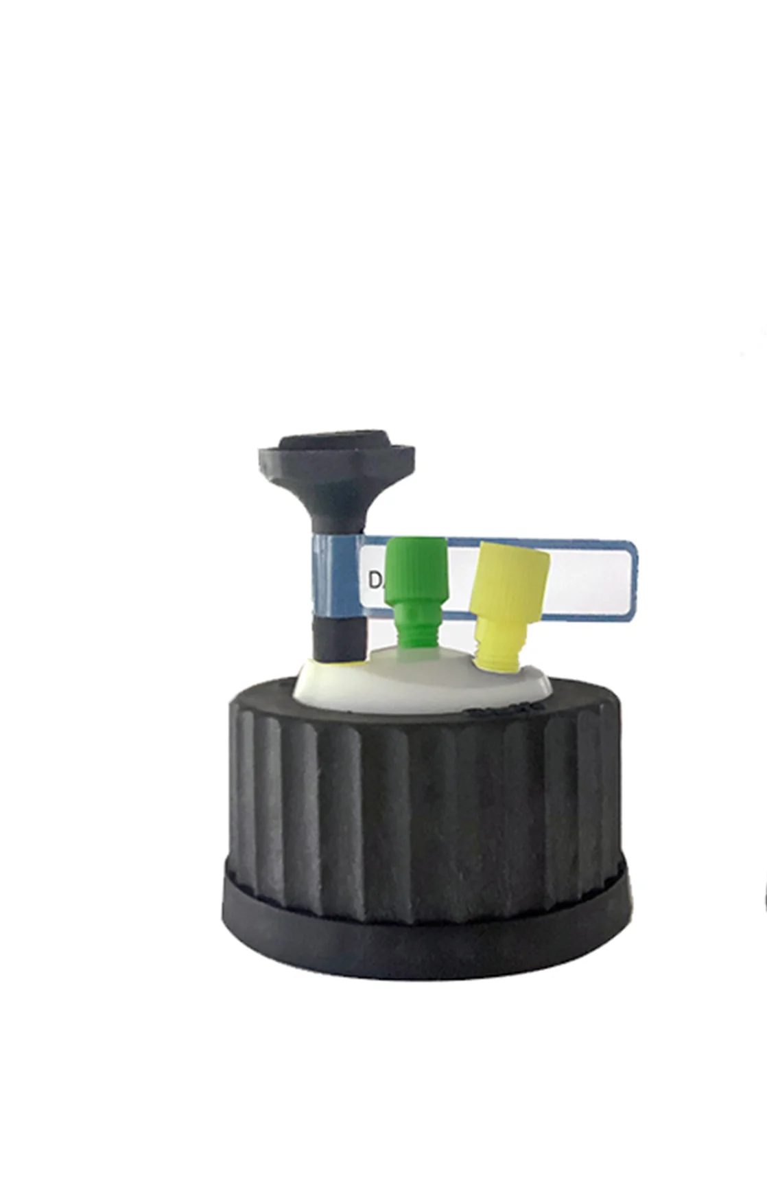 LC Solvent Bottle Safety Cap Set 3-Port GL45 Screw Thread Seal Cap Liquid Chromatography Lab Supply