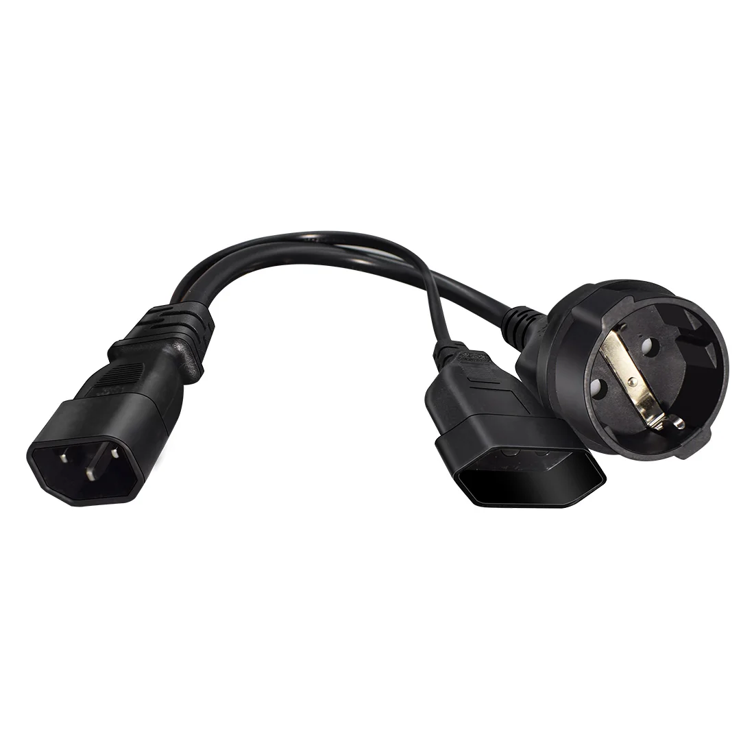 JORINDO IEC320 AC  ڵ, C14 3  -   ǥ   ª ̺, C14 to EU4.0 + EU4.8MM