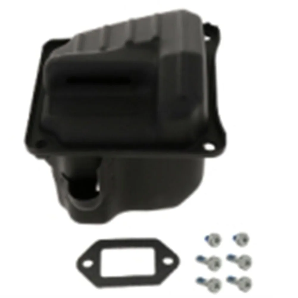 

Аксессуары глушитель выхлопной трубы подходит для 044 046 0603 1 комплект 1 × прокладка SS2-15 1128 140 6 × болты двойной порт для STIHL MS460 для STIHL