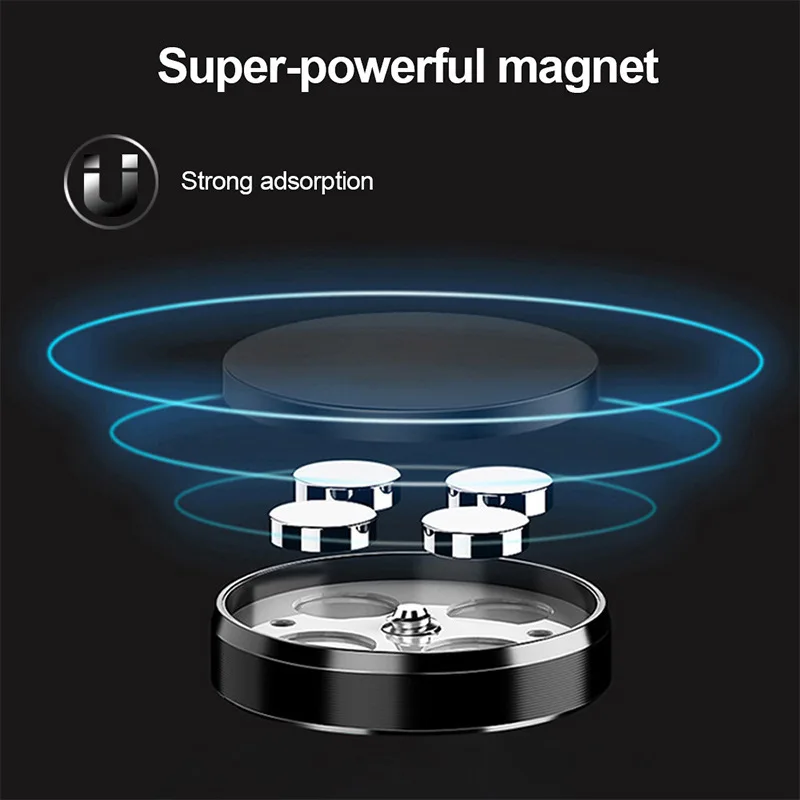 Metal Mini Magnetic Suction Car Phone Holder