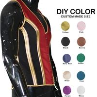 Custom Made Men's Abdomen Corset Vest Vintage Waistcoat Tight Fitting Tops For Shirts Lace Up Boned Costume Wedding Stage Party 1