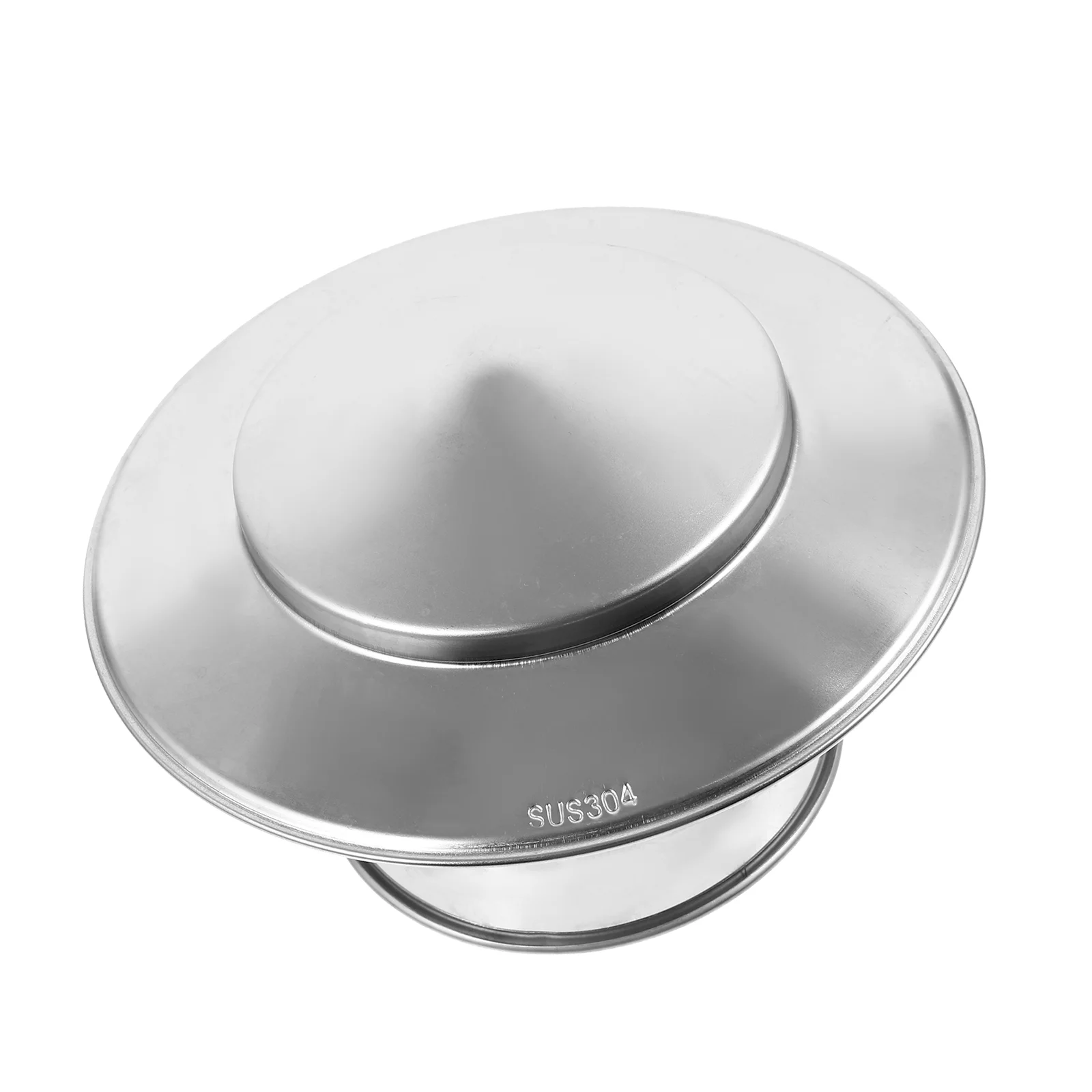 Portable Air Conditioners Rainproof Vent Cap Chimney Cover Take Parts Roofs Caps Silver Weatherproof Smoke Tube