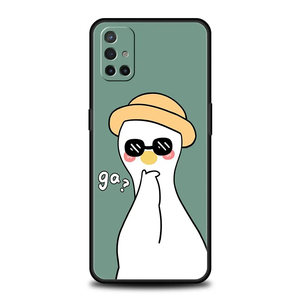 Soft Silicone Phone Case with Duck Art Design