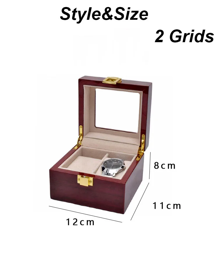 Scatola Porta Orologi Da Viaggio – 3 Slot – Custodia Organizer Con Vetrina - Foto 3