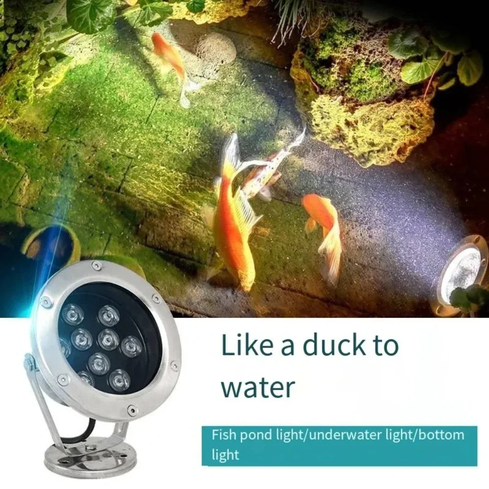 Description Picture 6 of itemAC/DC12V LED Underwater Lights RGB/Green/Blue/Yellow/White 6W 12W 18W 24W 30W 36W for Outdoor Garden Landscape Pool Spot Light