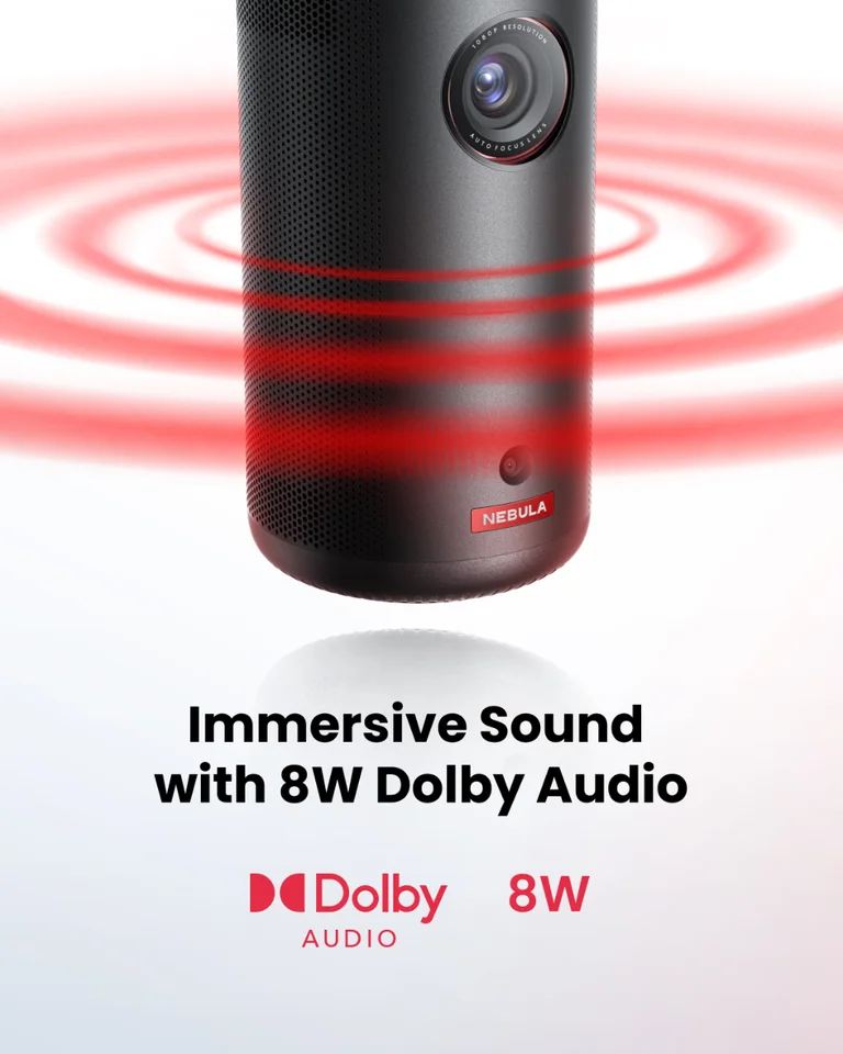 NEBULA Capsule 3 プロジェクター 本体 ブラック Wi-Fi対応 Nebula Capsule 3 | モバイルプロジェクターの製品情報 | Anker