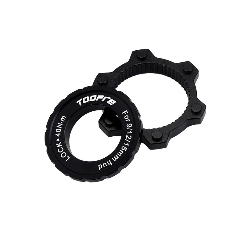 Toopre Bicycle Centerlock To 6-Hole Adapter Bike Rotor Adapter Mountain Bike Hub Center Lock Conversion 6 Bolt Disc Brake Rotor