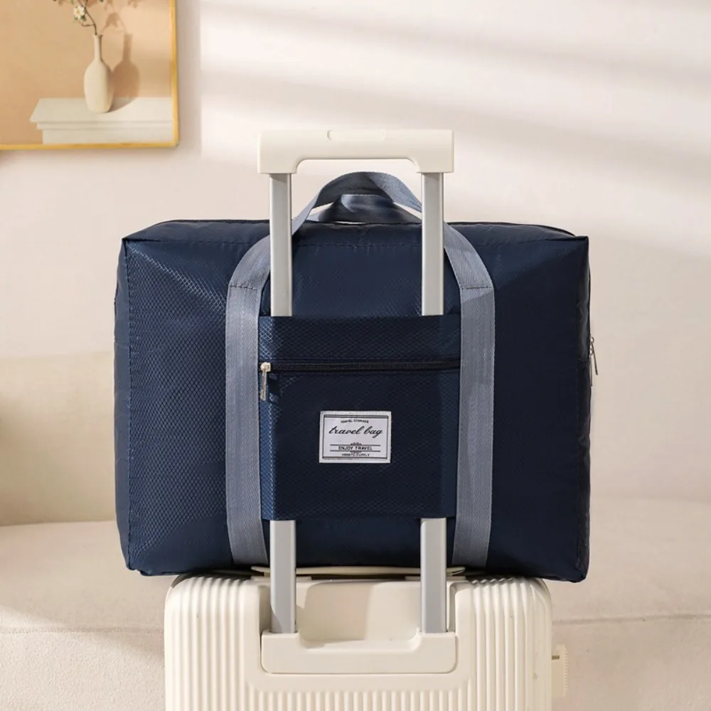 Foldable Travel Duffel Bags Oxford Cloth Large Capacity Tote Bag Gym Bags Expandable Shoulder Bags Gym Yoga Storage Bags 5