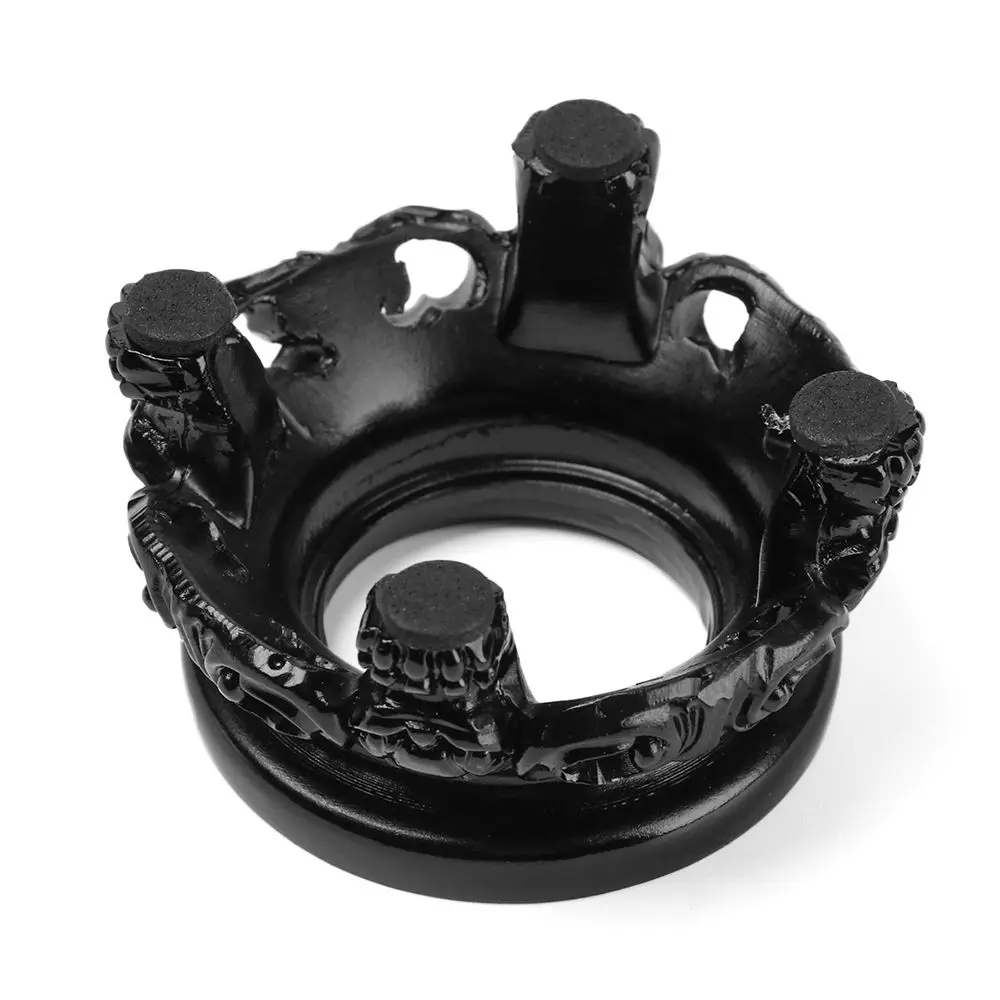 Description Picture 6 of itemCarved Crystal Ball Base Holder Resin Display Support Photography Props Stand Sphere Egg Stone Desktop Ornament Home Decor