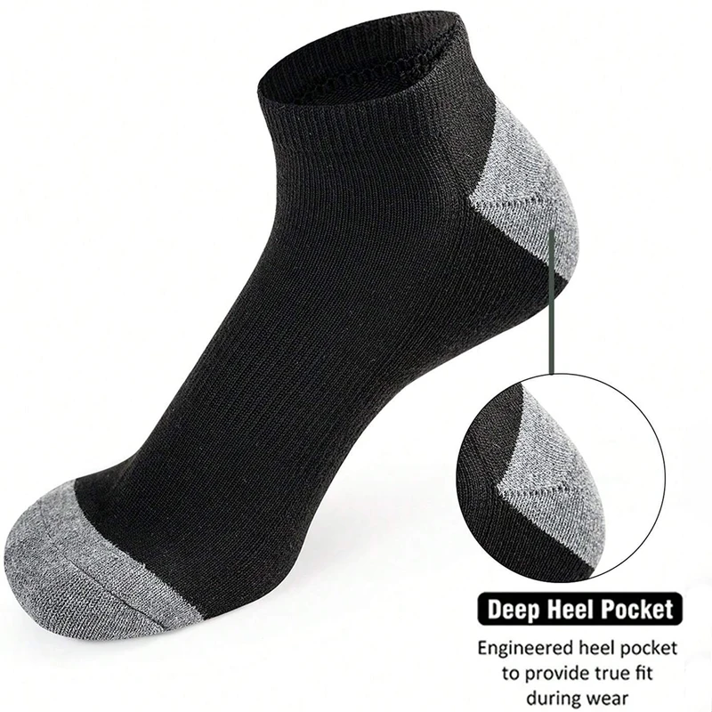 10 Pairs Of Comfortable Breathable Socks Sweat Absorbing