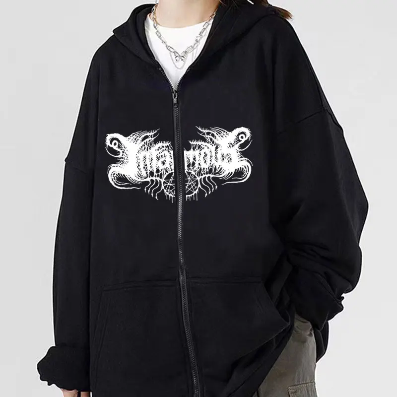 Berserk Buds Felpe Con Cappuccio Anime Giapponesi Graphic Harajuku Gothic Hoody Men Hip Hop Streetwear Manga Felpa Cardigan Con Cappuccio