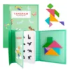 Hot Magnetic 3D Puzzle Geometric Shapes Tangram Jigsaw Board Kids Montessori Games Children Educational Wooden Toys 1