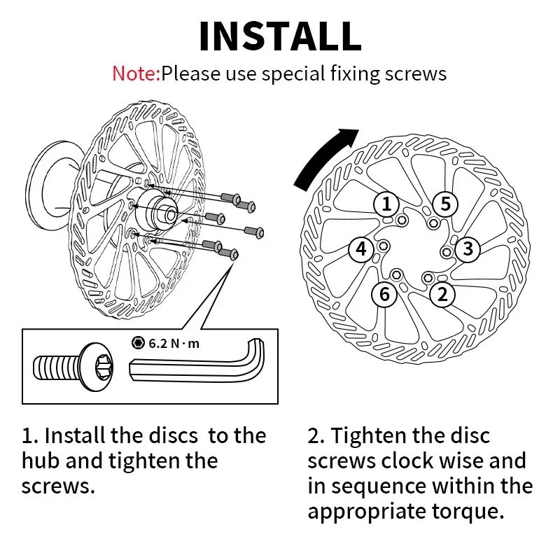 BUCKLOS G3 Bicycle Brake Disc Rotor 160mm 180mm 203mm Mtb Road Bike Rotor 6 Bolt Ultralight Hydraulic Brake Rotors for SHIMANO bike brake rotor mountain bicycle disc brake bicycle disc brake mountain bike disc brake