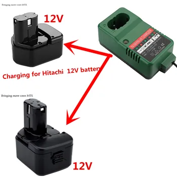 Caricabatterie di ricambio per batterie ricaricabili per trapano a batteria Hitachi EB1214S 12V EB1220BL EB1212S EB1222HL Ni-Cd/Ni-Mh